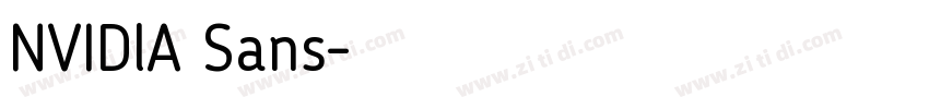 NVIDlA Sans字体转换